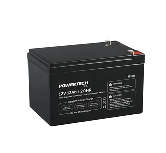 GENERIC/UNSPECIFIED MANUFACTURER COMPACT 12V 12AH SEALED LEAD ACID BATTERY WITH SPADE TERMINALS
