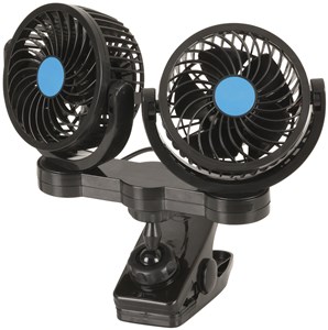 GENERIC AUTOMOTIVE 12V CAR & TRUCK DASH FAN FOR EXTRA AIR CIRCULATION