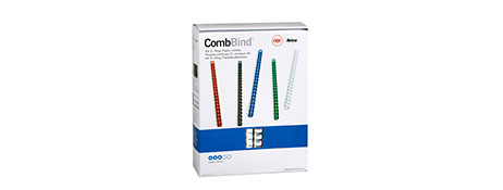 GBC DURABLE 16MM PLASTIC BINDING COMBS FOR PROFESSIONAL DOCS