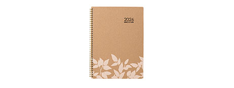 CUMBERLAND 2025 A4 KRAFT ECOWISE DIARY - WEEK TO VIEW