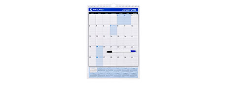 AT-A-GLANCE 2026 ERASEABLE WALL CALENDAR 305X430MM - PLAN AHEAD