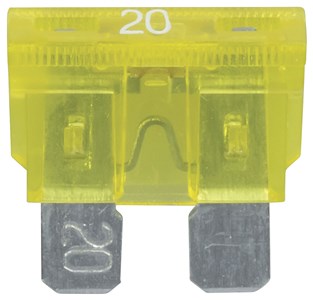 GENERIC 20A INDICATOR BLADE FUSE FOR CIRCUIT PROTECTION