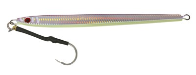 UNKNOWN MANUFACTURER CENTRE-WEIGHTED HOLOGRAPHIC FISHING SINKER - 300G PINK/SILVER