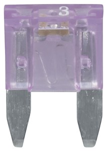 GENERIC ELECTRICAL COMPONENTS 3A INDICATOR BLADE FUSE - MINIATURE AUTO FUSE WITH LIGHT