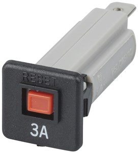 GENERIC MANUFACTURER 3A THERMAL CIRCUIT BREAKER PANEL MOUNT MANUAL RESET