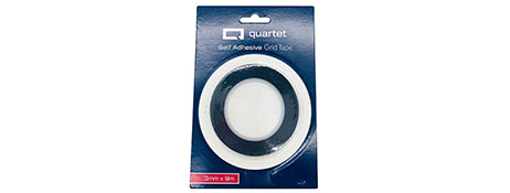 GEOTAPE 3MM BLACK SELF-ADHESIVE GRID TAPE FOR VISUAL DISPLAYS