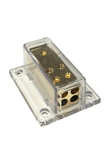 GENERIC ELECTRICAL COMPONENTS 4-WAY POWER DISTRIBUTION BLOCK: 4AWG TO 4X8AWG