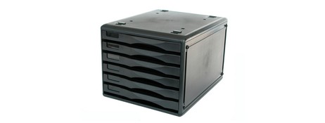 METRO'S 6-DRAWER MULTI STORAGE SYSTEM FOR OFFICE DOCUMENTS