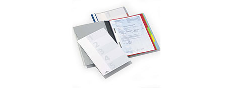 UNSPECIFIED MANUFACTURER A4 BLUE 5-COMPARTMENT ORGANISATION FOLDER FOR FILING