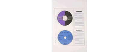 GENERIC/UNSPECIFIED MANUFACTURER A4 CD/DVD STORAGE POCKETS WITH CLOTH PROTECTION & INDEX CARDS