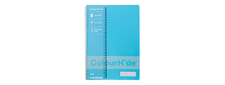 GENERIC/UNSPECIFIED MANUFACTURER A4 SPIRAL NOTEBOOK | 120 PERFORATED SKY BLUE PAGES