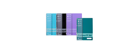 UNSPECIFIED MANUFACTURER A4 SPIRAL NOTEBOOKS 4 PACK - ASSORTED COLOURS, PERFORATED PAGES