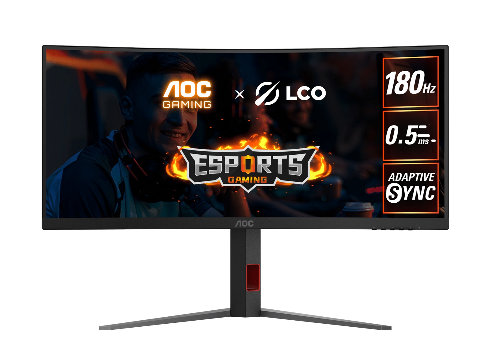 AOC 34-INCH CURVED ULTRAWIDE MONITOR FOR IMMERSIVE WORK