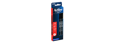 ARTLINE 200 FIBRE TIP PENS - ASSORTED COLOURS, 2-5MM