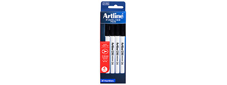 ARTLINE 210 BLACK MARKER PEN - 2MM FIBRE NIB FOR BOLD WRITING