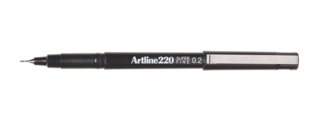 ARTLINE 220 BLACK FINE TIP MARKER PEN - 2MM LINE WIDTH