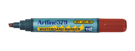 ARTLINE 579 CHISEL TIP MARKER BROWN - DRY SAFE INK