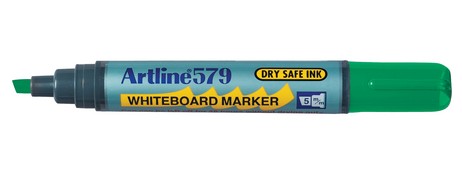 ARTLINE 579 GREEN CHISEL TIP WHITEBOARD MARKER - LOW ODOUR