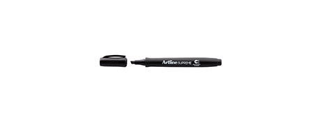 ARTLINE SUPREME BLACK PERMANENT MARKER - CHISEL TIP