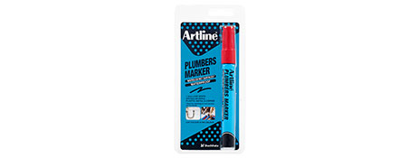 ARTLINE PROFESSIONAL RED MARKER - PERMANENT, WET SURFACE WRITING