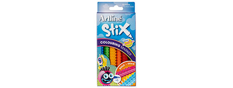 ARTLINE STIX CONNECTABLE MARKERS 6 PACK - ASSORTED COLOURS