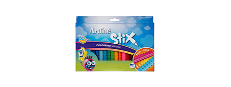 ARTLINE STIX CONNECTABLE MARKERS - ASSORTED COLOURS FOR CREATIVE FUN