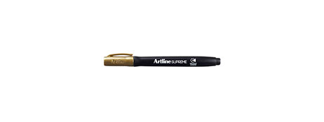 ARTLINE SUPREME GOLD MARKER 1.0MM BULLET TIP - RICH PIGMENT INK