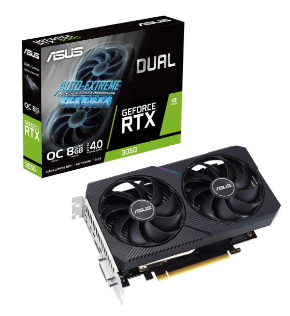 ASUS RTX 3050 GRAPHICS CARD 8GB - BOOST YOUR GAMING PC