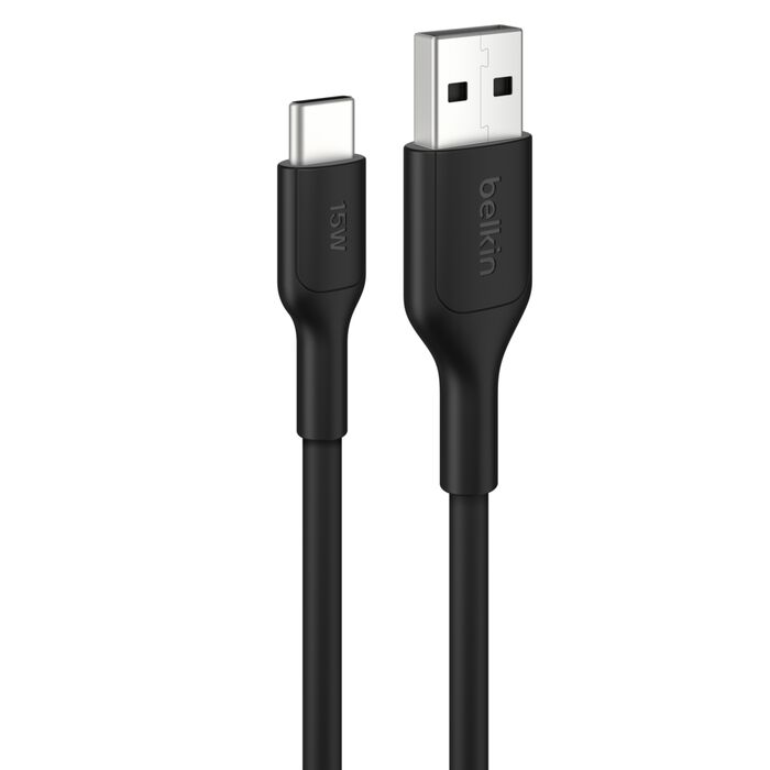 BELKIN 3M USB-A TO C CABLE - FAST CHARGING & SYNC BLACK