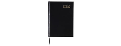 CUMBERLANDS BLACK A4 WEEK TO VIEW DESK DIARY | ESSENTIAL PLANNER