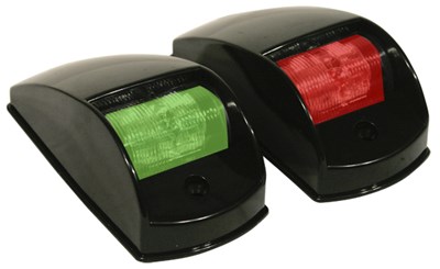 UNSPECIFIED MANUFACTURER BLACK LED TRADITIONAL NAVIGATION LIGHT FOR BOATS & MARINE USE