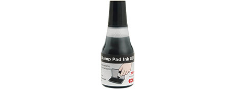 GENERIC STAMP SUPPLIES BLACK WATER-BASED INK FOR RUBBER & POLYMER STAMPS 25ML