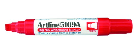ARTLINE 500A RED CHISEL TIP WHITEBOARD MARKER - 10MM