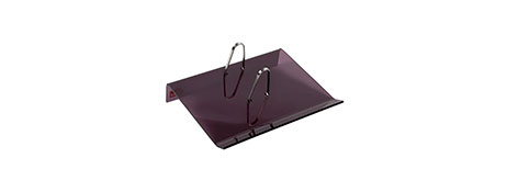 DURABLE BROWN ACRYLIC DESK CALENDAR STAND FOR REFILLS