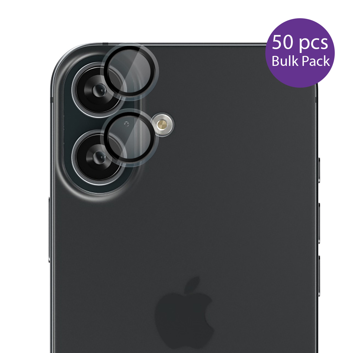 EFM IPHONE 16/16 PLUS CAMERA LENS PROTECTOR BULK PACK - CLEAR