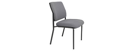 BURO LINDIS BLACK GUEST CHAIR - DURABLE & STACKABLE
