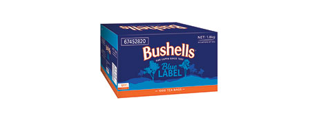 BUSHELLS BLACK TEA BAGS 1000 PACK - FULL FLAVOURED AUSSIE CUPPA