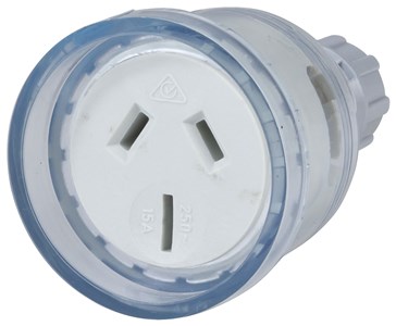 GENERIC ELECTRICAL 15A 3-PIN MAINS SOCKET OUTLET - RELIABLE ELECTRICAL CONNECTION