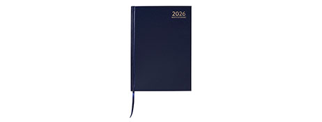 CUMBERLAND 2026 A5 BLUE CASEBOUND DIARY | WEEK TO VIEW PLANNER