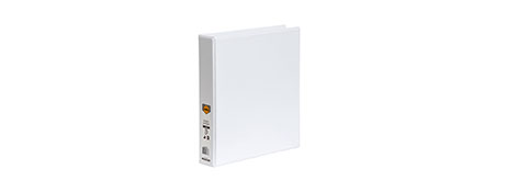 MARBIG A4 WHITE INSERT BINDER - 300 PAGES, DURABLE FILING