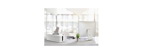 CAVOLINE CABLE MANAGEMENT BOX FOR POWER STRIPS - GREY