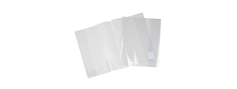 GENERIC/UNSPECIFIED MANUFACTURER CLEAR PVC BOOK SLEEVES FOR SCRAPBOOKS & SCHOOL BOOKS (PACK 5)
