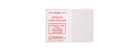GENERIC/UNSPECIFIED MANUFACTURER 10-PACK CLEAR PVC FOLDING PENSION CARD HOLDERS