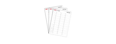 COLOP E-MARK® COMPATIBLE ADHESIVE LABEL SHEETS (48X18MM)