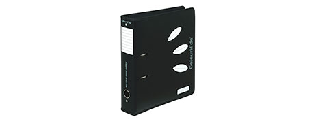 COLOURHIDE A4 BLACK LEVER ARCH FILE - DURABLE OFFICE FILING
