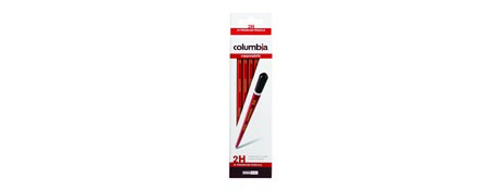 COLUMBIA COPPERPLATE 2H PENCIL - PREMIUM HEXAGONAL GRAPHITE