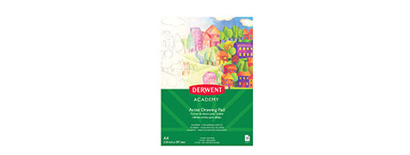 DERWENT ACADEMY DRAWING PAD FOR ARTISTS - 50 SHEETS, 110GSM