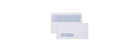 GENERIC STATIONERY DLX WHITE WINDOWED CONFIDENTIAL SELF SEAL ENVELOPES