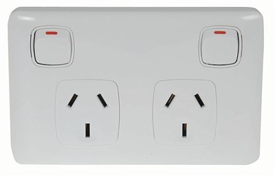 UNSPECIFIED MANUFACTURER DOUBLE POWER POINT WITH SWITCH OPTION - RELIABLE ELECTRICAL UPGRADE