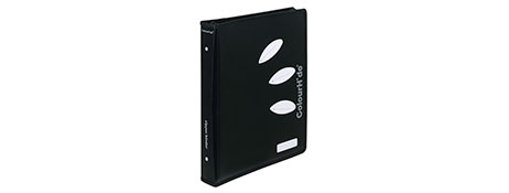 COLOURHIDE A4 BLACK RING BINDER - DURABLE OFFICE FILING
